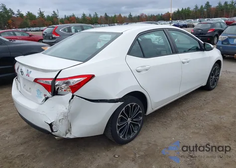 2014 Toyota Corolla S Plus from USA, damaged, VIN 2T1BURHE4EC161966